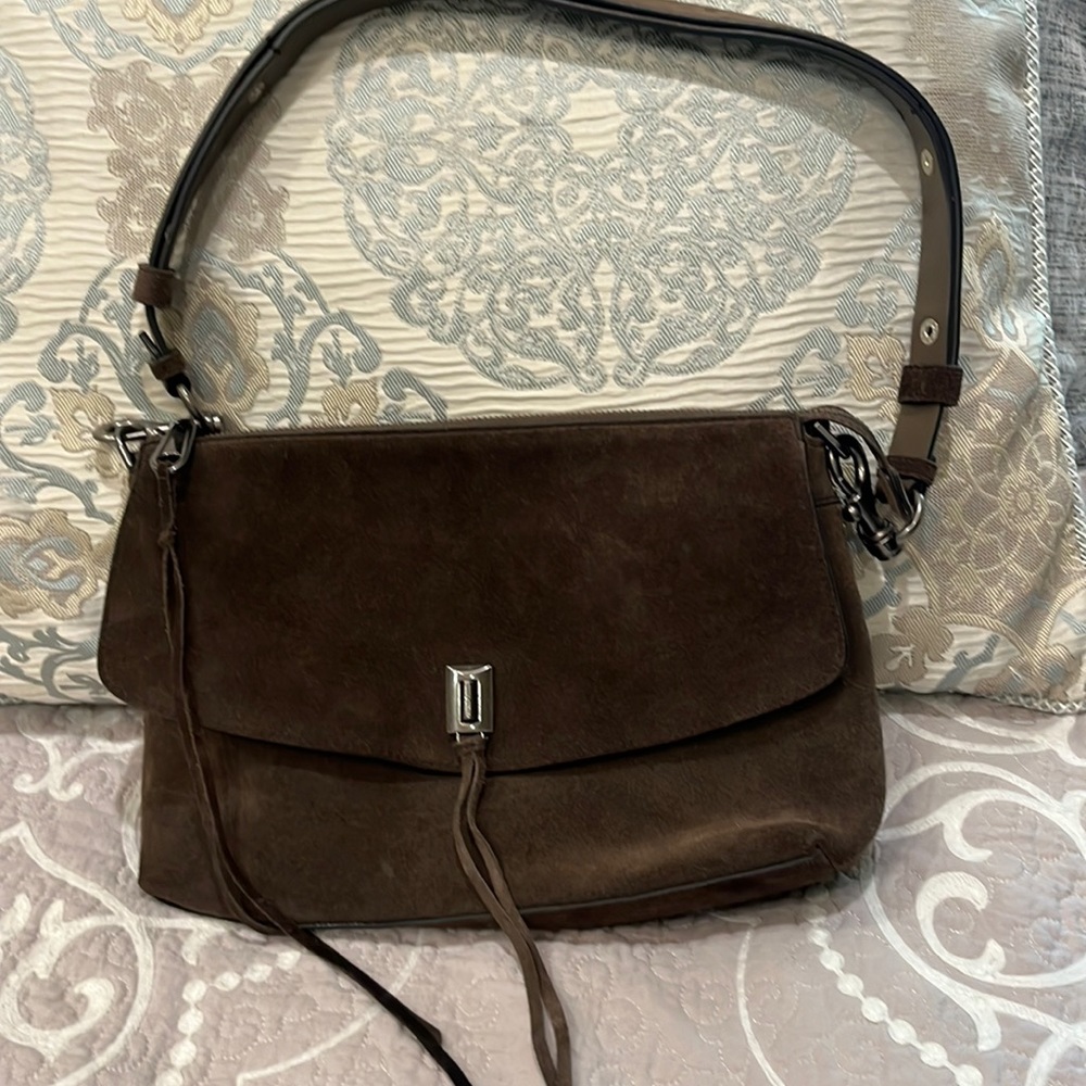 Rebecca Minkoff suede handbag